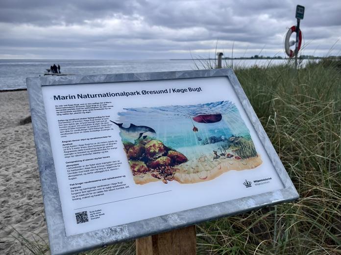 Skylten vid Brøndby Strand
